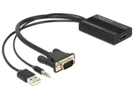 Delock VGA to HDMI Adapter with