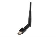 DIGITUS Bezdrátový 300N USB 2.0 adapter, 300Mbps, Realtek 8192 2T / 2R, externí anténa