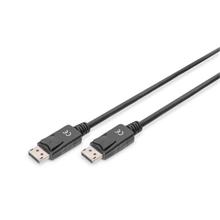 Digitus DisplayPort připojovací kabel 1 m, CU, AWG28, 2x stíněný