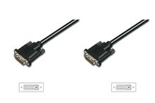 Digitus připojovací kabel DVI-D(24+1), Stíněný, DualLink, Černý, 2m