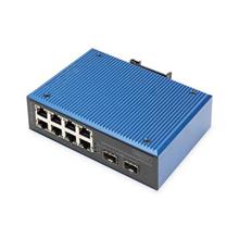 Digitus Průmyslový 8+2portový přepínač Fast Ethernet PoE