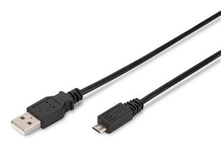 Digitus USB 2.0 connection cable, type A - micro