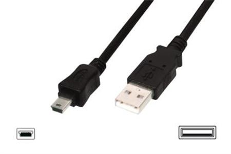 Digitus USB 2.0 connection cable, type A - mini