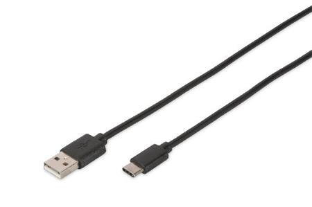 Digitus USB Type-C connection cable, type C to A