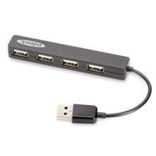 Ednet Notebook USB 2.0 Hub, 4-Port , Plug & Play