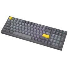 Endorfy Celeris 1800 CZ, Klávesnice, herní, bezdrátová, mechanická, Endorfy Yellow by Gateron, CZ layout, ARGB, šedá