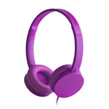 ENERGY Headphones Colors Grape, circumauralní sluchátka s mikrofonem 105 dB, single jack 3,5mm