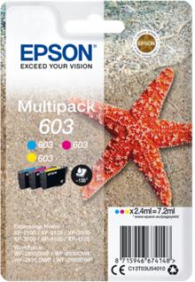 EPSON cartridge T03U5 (cyan/magenta/yellow) multipack (hvězdice)