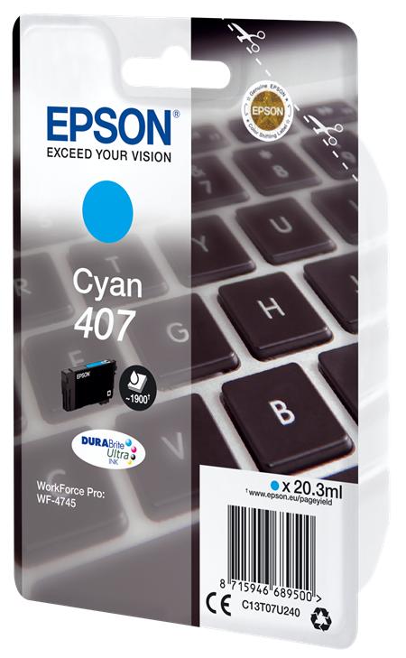 EPSON cartridge T07U2 cyan