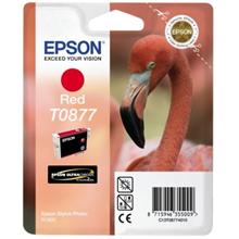 EPSON cartridge T0877 red (plameňák)