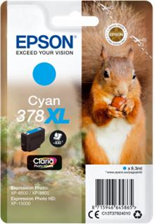 EPSON cartridge T3792 cyan (veverka)