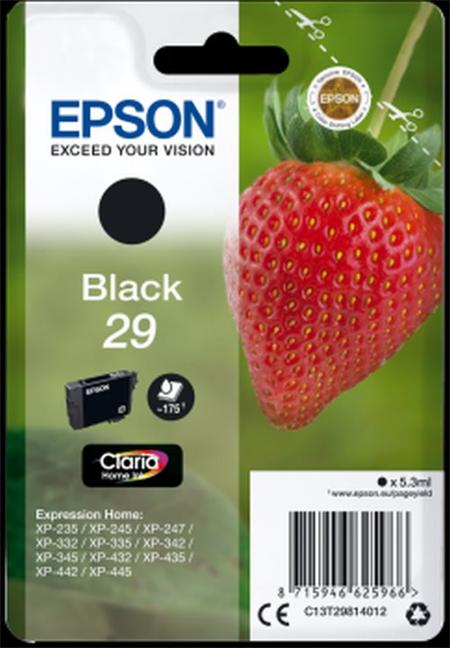 Epson Singlepack Black 29 Claria Home