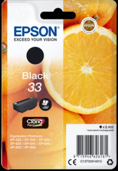 Epson Singlepack Black 33 Claria Premium