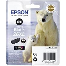 Epson Singlepack Photo Black 26XL Claria Prem Ink