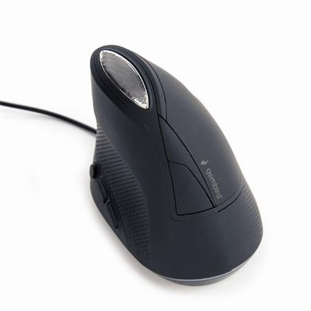 Gembird Myš MUS-ERGO-03, USB, ergonomická,