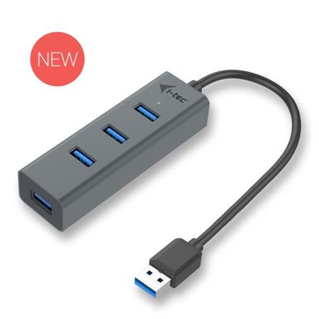 i-Tec USB 3.0 Metal pasivní 4 portový HUB bez