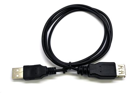 Kabel C-TECH USB A-A 1,8m 2.0 prodlužovací,