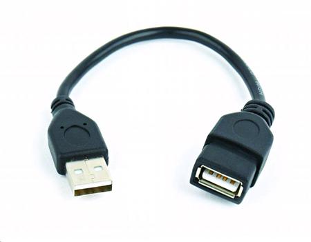 Kabel GEMBIRD USB A-A 15cm 2.0 prodlužovací HQ