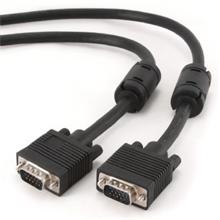 Kabel přípojný k mon 15M / 15M VGA 1,8m stíněný extra, ferrit, černý