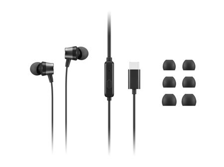 Lenovo sluchátka USB-C Wired In-Ear Headphones