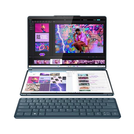 Lenovo YOGA BOOK 9 13IRU8, modrozelená (83FF000PCK)