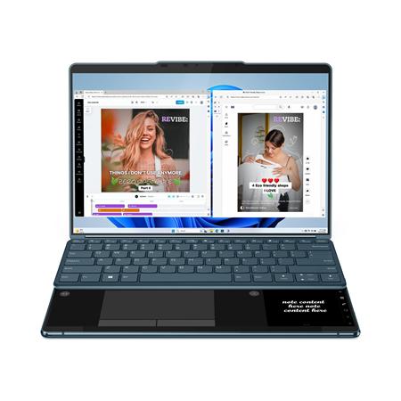 Lenovo YOGA BOOK 9, modrozelená (83KJ0027CK)
