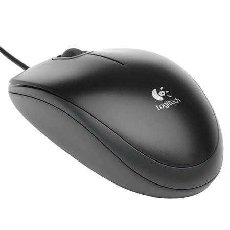 Logitech myš B100, optická, 3 tlačítka,