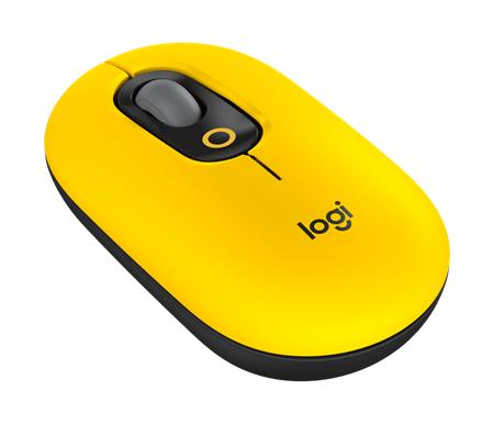 Logitech myš POP - černo-žlutá/optická/ 4