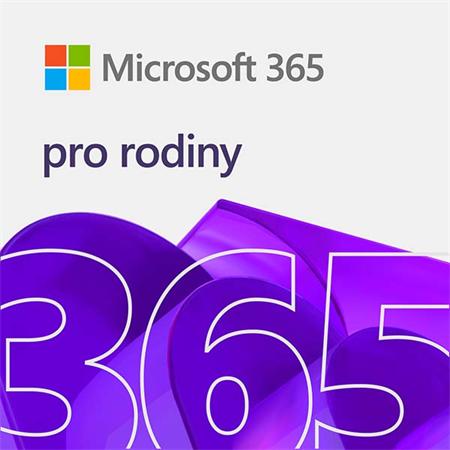 Microsoft 365 pro rodiny Slovak - předplatné na 1