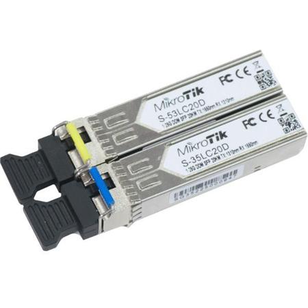 MikroTik SFP optický modul S-35/53LC20D, SM,