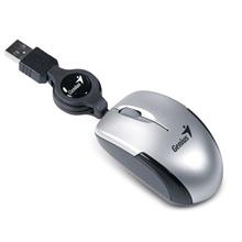Myš GENIUS Micro Traveler V2, USB silver