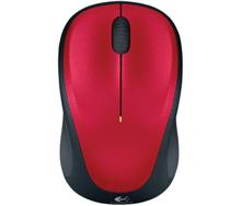 myš Logitech Wireless Mouse M235 nano, červená