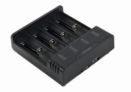 Nabíječka GEMBIRD BC-USB-02, 4ks, Ni-MH +