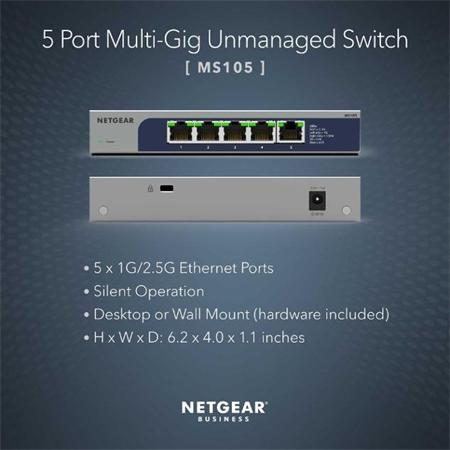 Netgear5-Port Multi-Gigabit (2.5G) Ethernet