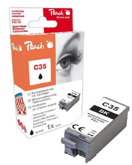 PEACH kompatibilní cartridge Canon PGI-35 black,