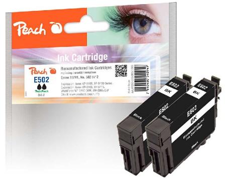 PEACH kompatibilní cartridge Epson 502 black