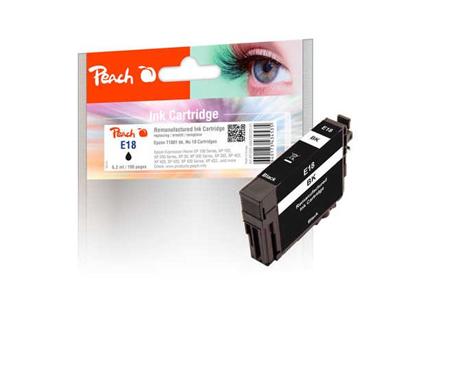 PEACH kompatibilní cartridge Epson No 18, Black,