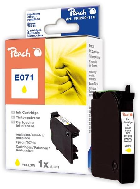 PEACH kompatibilní cartridge Epson T0894, Yellow,