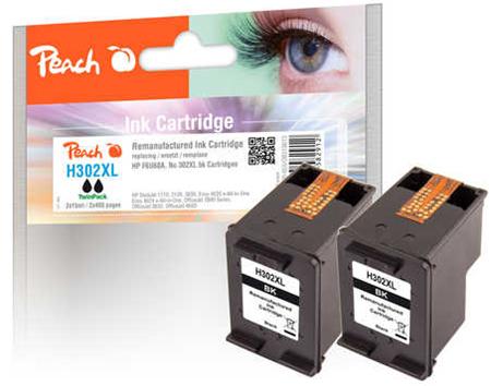 PEACH kompatibilní cartridge HP F6U68A, No 302XL