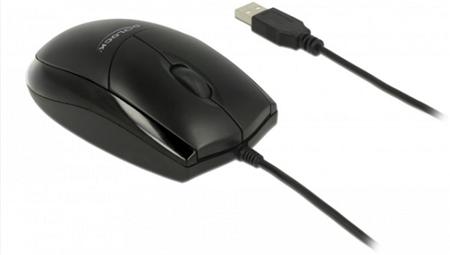 PopisTato kabelová USB myš Delock s klasickým