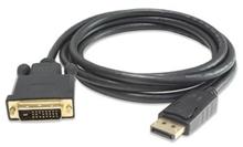 PremiumCord DisplayPort na DVI kabel 5m  M/M