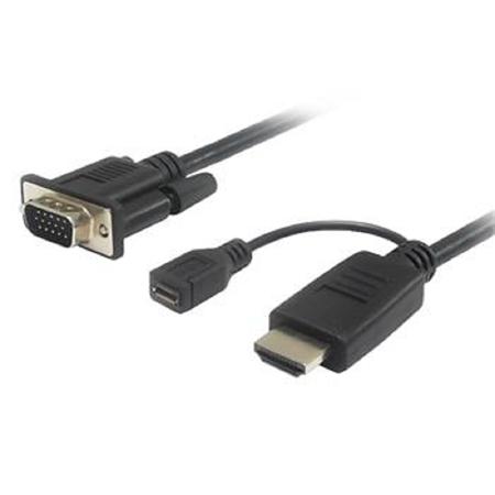 PremiumCord kabelový převodník HDMI na VGA s