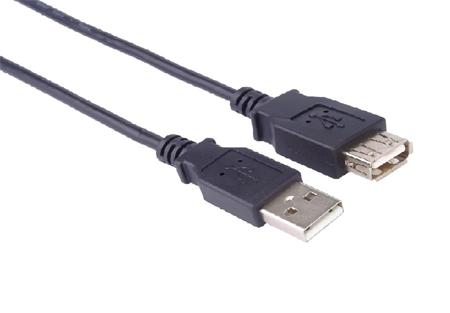 PremiumCord USB 2.0 kabel prodlužovací, A-A,