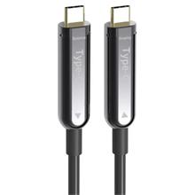 PremiumCord USB-C optický fiber video AOC kabel rozlišení 4K@60Hz 1080p délka:20m