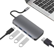 ProXtend USB-C Multiport hub/replikátor - 1x USB-C s napájením NTB až 60W PD, 3x USB-A, 1x HDMI 4K - ZÁRUKA 5 LET