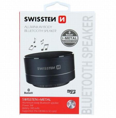 SWISSTEN BLUETOOTH SPEAKER i-METAL