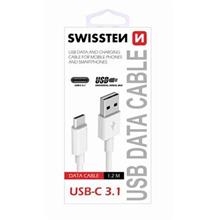 SWISSTEN DATA CABLE USB / USB-C 3.1 1,5M WHITE