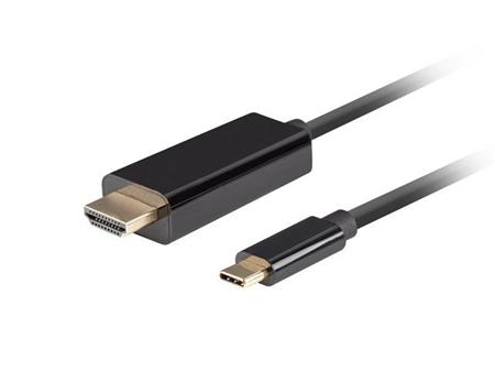 USB-C(M)->HDMI(M) kabel 1,8m 4K 60Hz černá