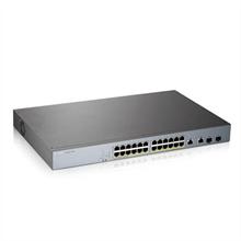 Zyxel GS1350-26HP, 26 Port managed CCTV PoE switch, long range, 375W (1 year NCC Pro pack license bundled)