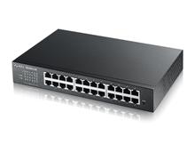 Zyxel GS1900-24Ev2, 24-port Desktop Gigabit Web Smart switch: 24x Gigabit metal, IPv6, 802.3az (Green)